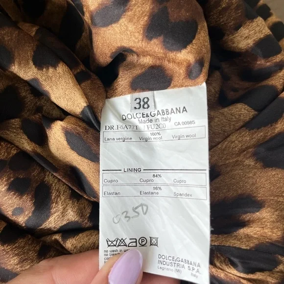 DOLCE & GABBANA| WOOL MIDI DRESS - Picture 12 of 16